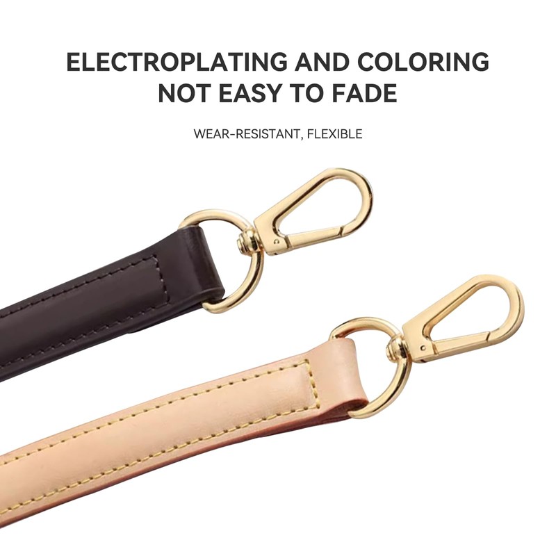 jiesinlov Vachetta Leather Replacement Strap Handbag Shoulder Strap for Gracefull