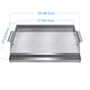 Stainless Steel Griddle (17" x 12") for BBQ Charcoal/GasGrills Fry