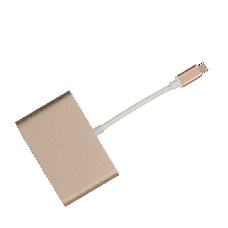 USB 3.1 Type C to VGA Adapter Hub PD 3