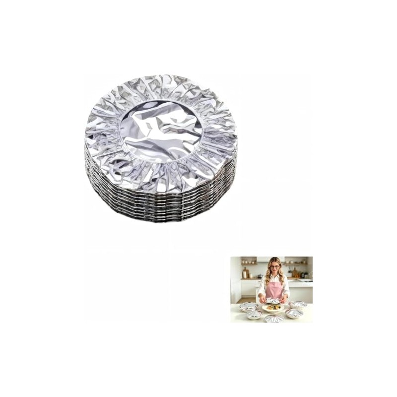 Cubierta Elástica de Papel de Aluminio para Alimentos, Cubierta Reutilizable
