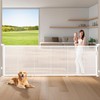 120" Extra Wide Retractable Baby Gates Mesh Gate, Long Retractable