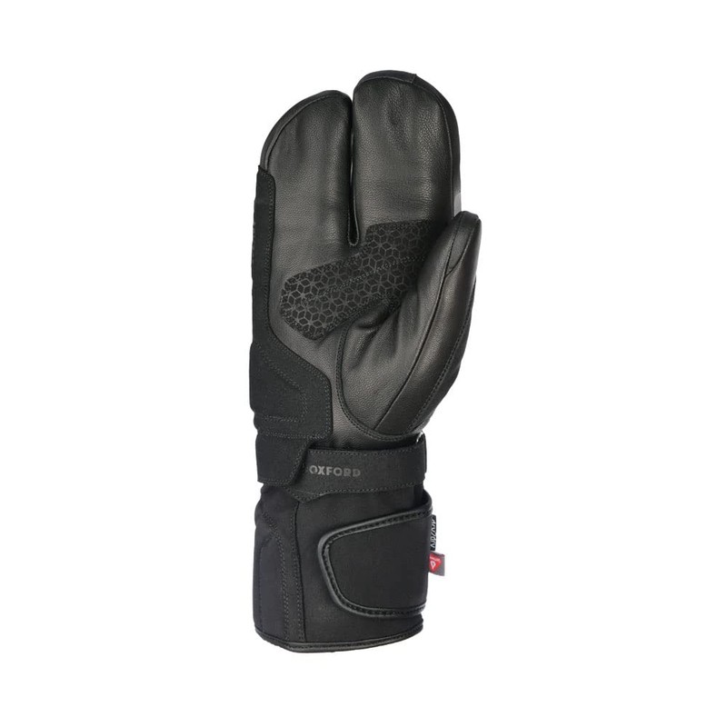 Oxford GM216201L Polar 1.0 Motorcycle Gloves, L, Black/Fluo