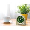 Seiko Clock Alarm Clock, Table Clock, Analog, Thin Gold Pearl,
