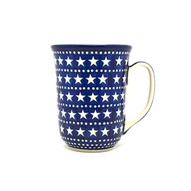 Polish Pottery Mug - 16 oz. Bistro - Starlight