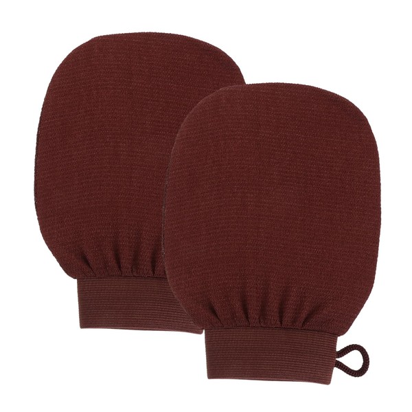 VICASKY 2Pcs Exfoliating Gloves for Shower Bath Gentle Dead Skin