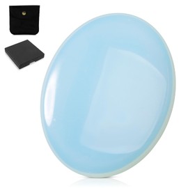 UICCVOKK Clear Crystal Thumb Worry Stone, Oval Pocket Gemstones, Worry Stone Crystal, Meditation Worry Stones, Oval Pocket Gemstones for Massage Reiki Stress Relief Balancing Meditation Accessories