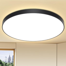 Ceiling Light LED Ceiling Light Diameter 28 cm 24 W, 4000 K, 2000 LM, IP44 Waterproof Round Bathroom Lamp, Kitchen Lamps, Ceiling Bathroom Lamp, Modern Simple White, Ultra Thin, Ideal for