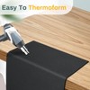 Frienda 1 Pack 36" X 96" X 0.04" ABS Black