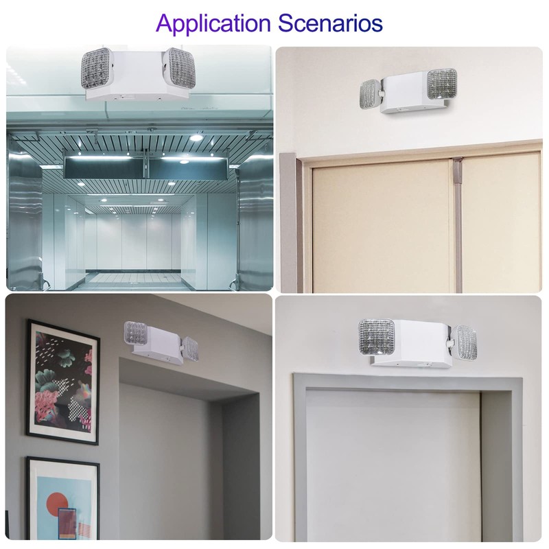 GZRUIYANG LED Emergency Lights with Battery Backup, Commercial Emergency Light