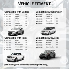 Aluminum Engine Oil Cooler and Oil Filter Housing Adapter For 2011-2016 Chrysler 200 300, Dodge Charger Challenger, Jeep Grand Cherokee, ProMaster 3.6L V6, | 926-959,926-876,68105583AF