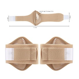 Adjustable Foot Arch Support Brace,for Plantar Fasciitis Relief,Arch Support Brace,for Women and Men with Fallen Arches,High Arch,and Flat Feet - One Size(Pair)