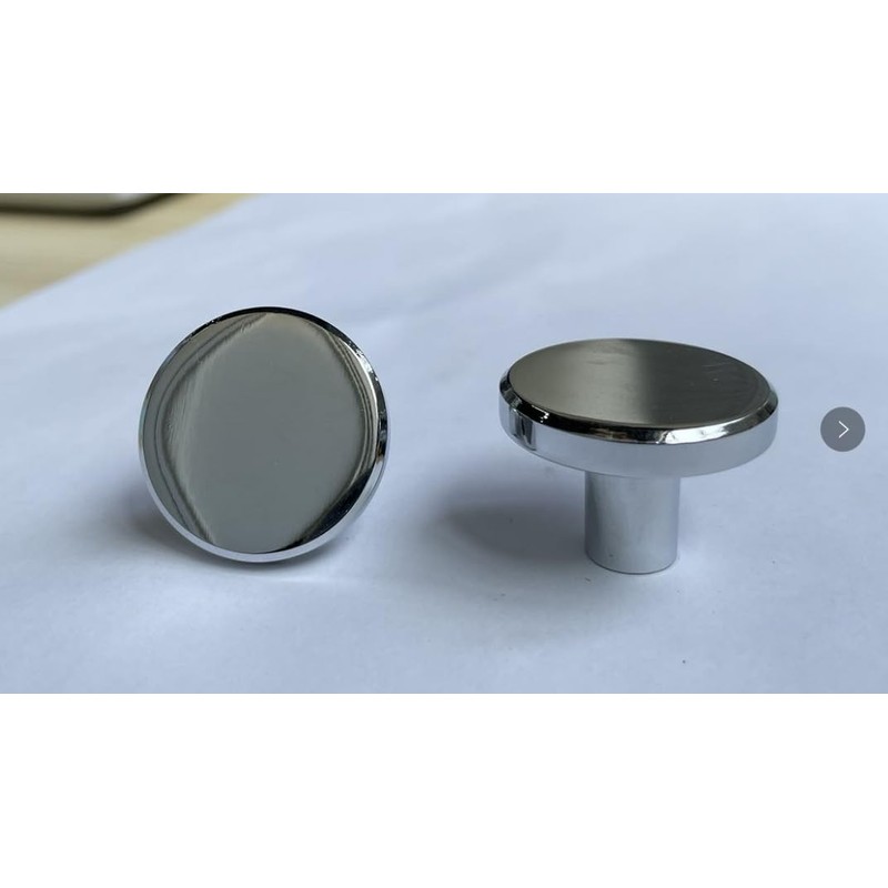 Vandicka 8 Pcs Shiny Silver Cabinet Door Knobs & Drawer