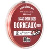 Ticto Light Game Compact Shock Leader Bordeaux Red 11.5 ft