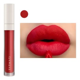 Labial Liquido Matte Lipstick/ Farmasi Color 06 Red Love