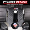 Suetlcoity Upgraded Center Console Cover for Hummer EV Accessories Microfiber