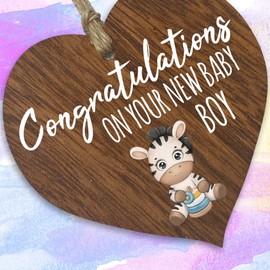 Mum & Dad to Be Gifts Hanging Wooden Heart Sign Plaque for Mummy Daddy - Dark Wood Hearts, Parents to be Gifts, Mummy to be Gifts, Baby Reveal Gifts, Baby Shower Keepsake Ideas, Mum-To-Be