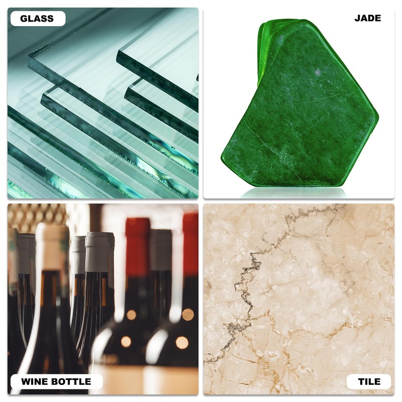 sourcing map 5 Pack Glass Cutting Disc 4Inch for rotary