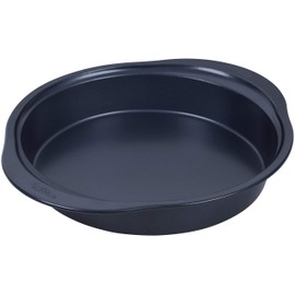 Wilton Diamond-Infused Non-Stick Navy Blue Round Baking Pan, 9-inch, Steel