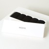 Hazzys (대구신세계)블랙 단색 면혼방 장목양말5종세트 HJSS4E510BK (Daegu Shinsegae) Black Solid