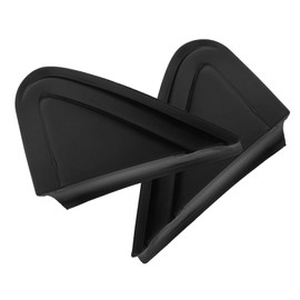 MAGICLULU 2Pcs Triangle Cover Plate for Car Front Pillar Durable Replacement for Installation Reflective Trim Upgrade Vehicle Aesthetics Elegant Side