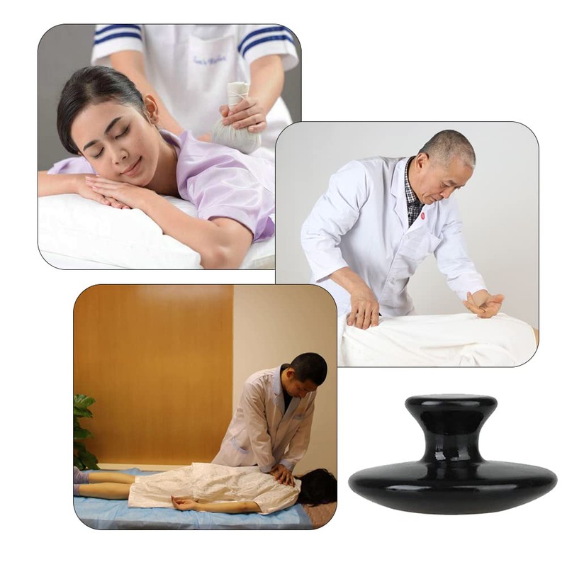 2 Pcs Facial Massage Stones Mushroom Shaped Gua Sha Stones