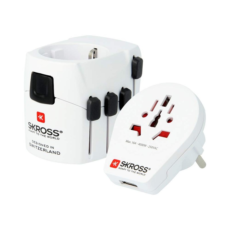 SKROSS PRO World 1.302530 world travel adapter for all 2/3-pin