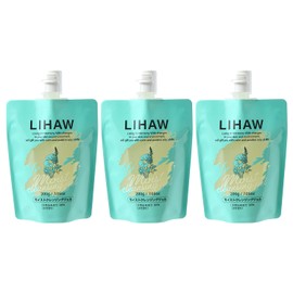 LIHAW Moist Cleansing Gel Pouch, W Face Washing Not Required, CICA Formulated Oil Gel, Matsueku OK 7.1 oz (200 g) (3)