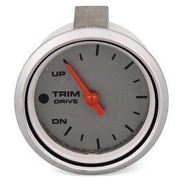 Livorsi Boat Drive Trim Gauge 947610 | Kauffman 2 3/8 Inch Gray