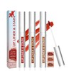 3 Piece Peel Off Lip Liner Stain Set, Removable Lip