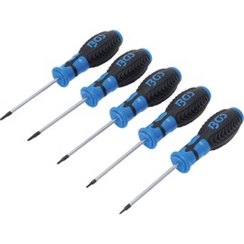 BGS 6828 | Screwdriver Set | T-Profile (for Torx) | T6 - T10 | 5 Pieces