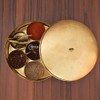 The Advitya Indian Spice Box Brass |Brass Masala Box Dabba