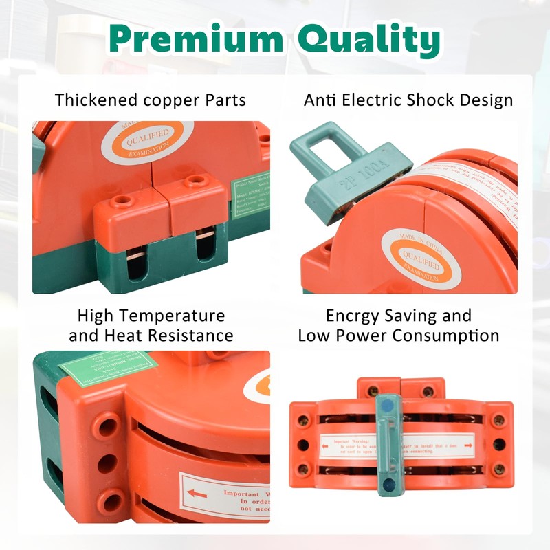 Onseeda Disconnect Knife Switch Double Throw,32A 220V 2 Pole Safety