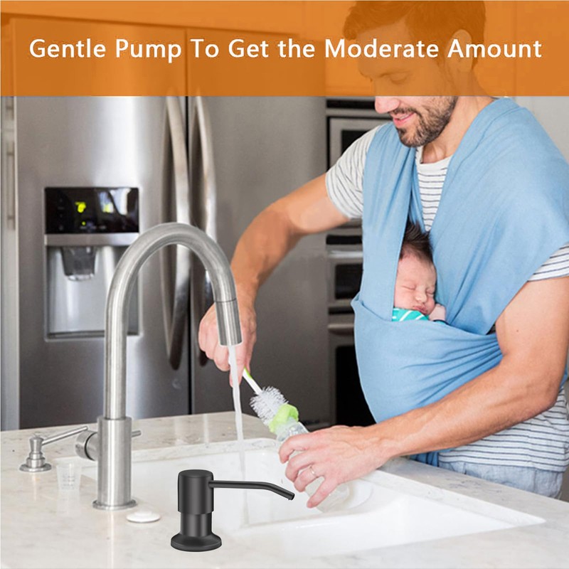 Sink Soap Dispenser, Kichen Sink Soap Dispenser, 47" Extension Tube