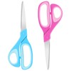 Vutyvve Left-Handed Scissors, 9-Inch Stainless Steel Left-Handed Scissors with Soft