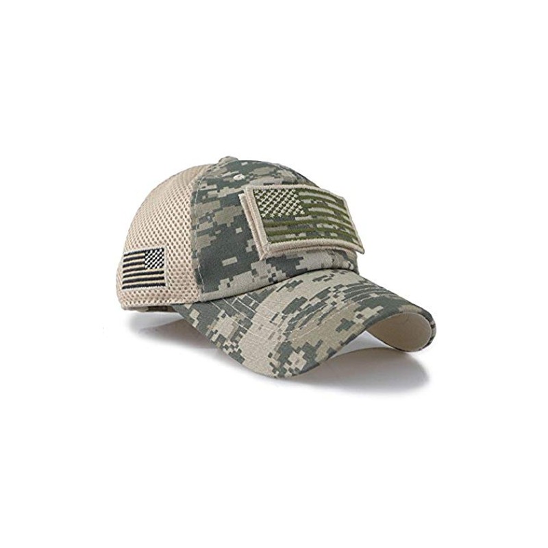 Pit Bull U.S. Flag Detachable Patch Micro Mesh Trucker Baseball