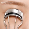 TopHomer Natural Curl Lash Curler with Wide-Angle Arch and Ergonomic