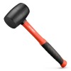 ValueMax 8oz Rubber Mallet Hammer Fiberglass Handle Double-Faced Soft Mallet