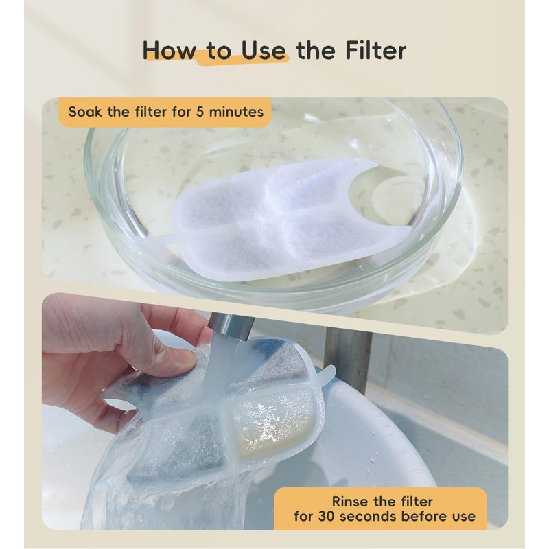 Filters Replacement Filter for FS10 Plus, 6 Layer Filter, Pet