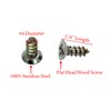 Bolt Dropper #4 x 1/4" Stainless Flat Head Phillips Wood