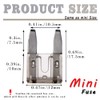 FymuSing 20 pcs 2A Mini Blade Fuse, Automotive Fuse for
