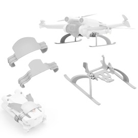 Mini 3 Pro Landing Feet Foldable + Propeller Protection, Extended Landing Gear, Landing Gear and Propeller Guard Protection Fixer Propeller Holder for DJI Mini 3 Pro Accessories (1+2)