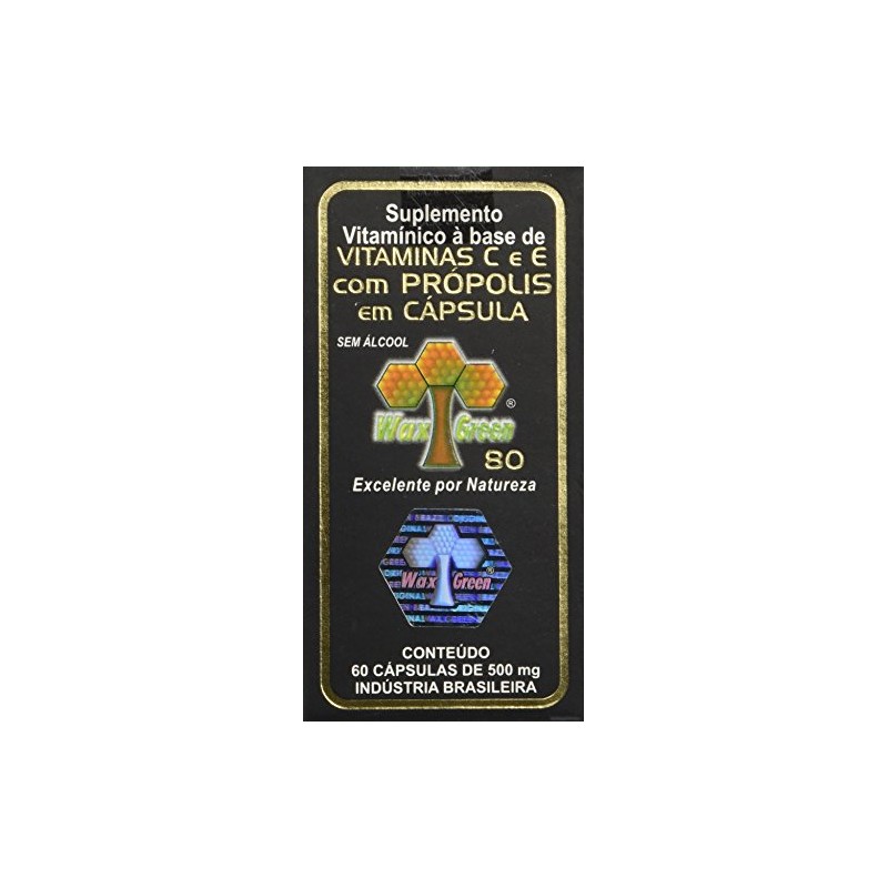 Propolis Em Capsula 80 -Export (60 Capsules)