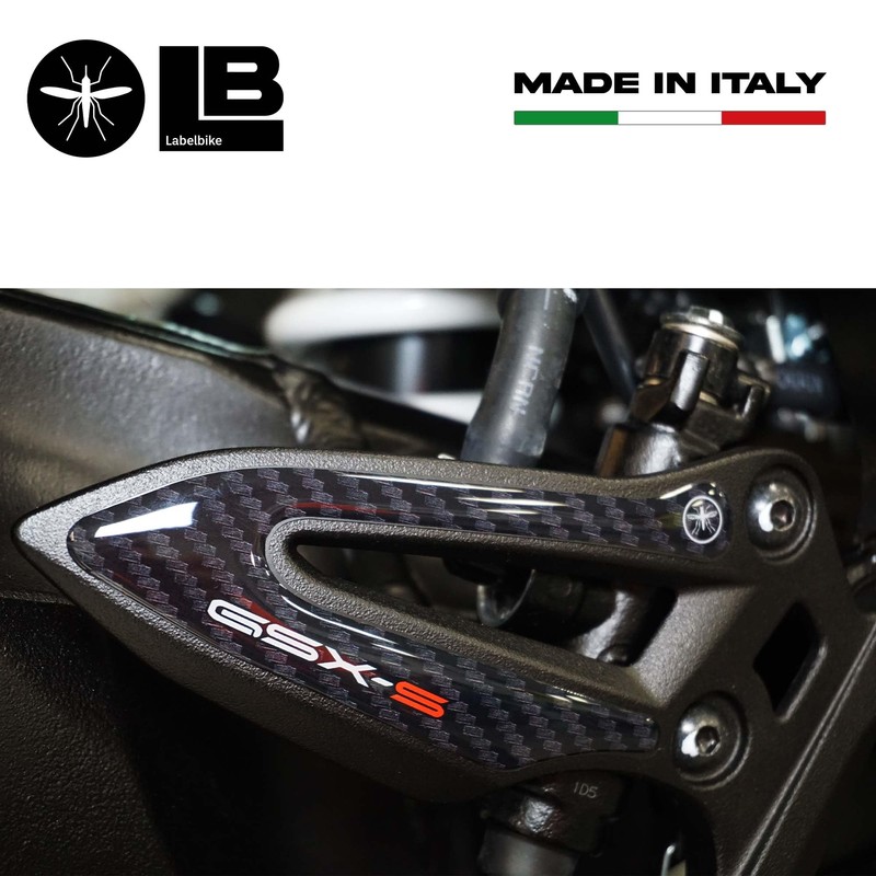 labelbike - 3D Sticker for Motorcycle Sill Compatible with Suzuki