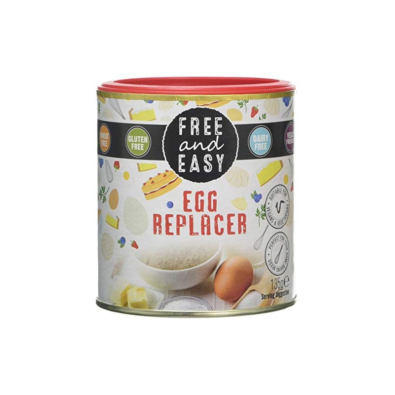 FREE & EASY Gluten & Dairy Free Egg Replacer, 135g