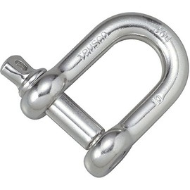 TRUSCO(トラスコ) ネジシャックル ステンレス製 12mm (1個入) TNS-12