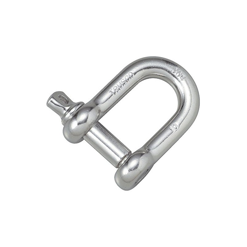TRUSCO(トラスコ) ネジシャックル ステンレス製 12mm (1個入) TNS-12