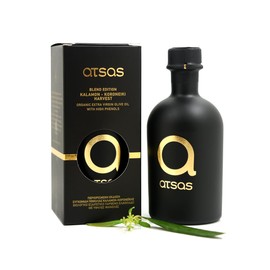 Atsas Organic Extra Virgin Olive Oil Extremely High Phenolic | Gold Blend Edition | Unfiltered Rich in Health-Boosting Phenols | Cold Pressed |Limited Quantity 400 Pieces | 250ml