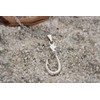 Velvy rm253 Silver 925 Fish Hook Men's Women's Pendant Necklace,