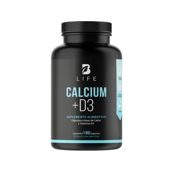 Calcio 600mg + D3 400 Ui De 180 Cápsulas B