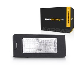 KarParts360 For VW Tiguan License Light Assembly 2014 15 16 17 2018 Driver OR Passenger Side | Single Piece | Bulb Type CAPA For VW2870113 | 5N0 943 021 B